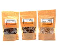 Set de Virutas de Roble Americano 3x100g - Diferentes Niveles de Tostado: Fuerte, Medio, Suave