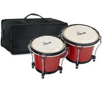 Set de XDrum Bongo Club Standard borgoña (incl. funda de bongos)