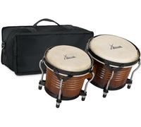 Set de XDrum Bongo Pro tabaco (incl. funda de bongos)