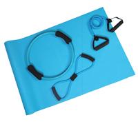 Set De Yoga ASERVE (incluyendo Bandas Elasticas y Esterilla De Yoga) Color: Morado