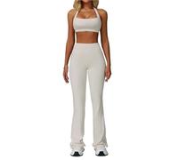 Set de Yoga Mujer Conjunto de 2 Piezas chándal for Mujer, Ropa Deportiva, Conjuntos Yoga, Sujetador Entrenamiento, Mallas Cintura Alta for Gimnasio(Color 9,S)