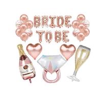Set decorazioni per Addio al nubilato Bride To Be Palloncini Oro Rosa Sposa da Essere Decorazioni per Jag Party Accessori Palloncini Foil di Forma diversa per Hen Notte Feste Addio