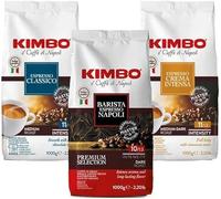 Set Degustación Kimbo granos de café: Classico, Espresso Napoli y Crema Intensa 1 kg x 3