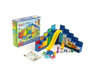 Set Deluxe de la sede de Operaciones del Step Squad de los Numberblocks de Learning Resources, 3+ años, Incluye la Figura Coleccionable de Tres, Elementos Ocultos Sorpresa y lámina de Adhesivos