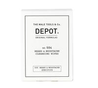 Set depot 500 para barba y bigote / toallitas limpiadoras específicas