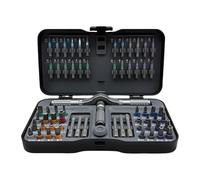 Set Destornillador Carraca,66 Puntas Precisión Ergonómicas - Con Estuche y Destornillador Carraca Magnético | Para Bicicleta Ordenador Electrodomésticos Bricolaje Aficionado Modelismo Teléfono Móvil