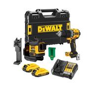 Set Dewalt: láser DCLE34031 + taladro DCD805 + 2x baterías + cargador + estuche DCK2095D2T