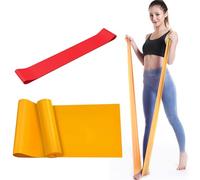 Set di 2 Gomas Elasticas Musculacion, Bandas de Resistencia15 lbs, Cintas Elasticas Musculacion,Bandas Elásticas Fitness,para Crossfit Musculación Yoga Pilates