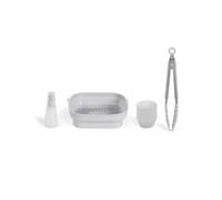 Set Di 4 Accessori Per Friggitrice Senza Olio - Livoo - Men428 - 1 Stampo Pieghevole 2 In 1 - 1 Set Di 12 Stampi - 1 Spazzola - 1 Pinza