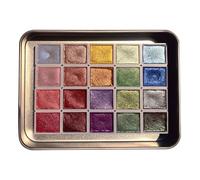 Set Di Acquerelli Per Bambini - Tavolozza Per Acquerelli | 20 Colori Di Acquerellis Perlati In Scatola Portatile | Set Dis Colori Ad Acqua Per Bambini Kit Dis Coloris Artistici Per Principianti, Appas