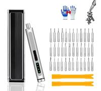 Set Di Cacciaviti Di Precisione 44 in 1, Multiutensile, Adsorbimento Magnetico, Set Di Cacciaviti Elettrici, Mini Cacciaviti Elettrici Senza, Kit Di Strumenti Riparazione(41 in 1-electric Black)