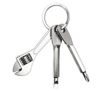 Set Di Cacciaviti Portachiavi Kit Attrezzi Tascabile in Acciaio con