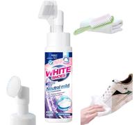 Set di detergente per scarpe da ginnastica portatile a secco senza acqua, detergente per macchie ostinate per scarpe di vari materiali