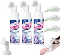 Set di detergente per scarpe da ginnastica portatile a secco senza acqua, detergente per macchie ostinate per scarpe di vari materiali