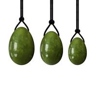 Set di uova Yoni uovo di giada naturale Kegel donne muscolo vaginale stringere sfera di cristallo arenaria dorata pelvico Kegel esercizio palla massaggiatore-type 1