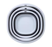 Set di vasca di lavaggio pieghevole - Bacino pieghevole portatile | Tre verschiedene dimensioni del design per lo spazio, vasca di lavaggio multiuso per escursioni, , lavanderia | Bacino