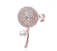 Set Diamond Broche Coat Fomen Pearl Corsage Accesorios de estilo occidental Pins (Color: D, Tamaño: Gris claro)