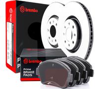 Set Discos+Pastillas de Freno Delantero BREMBO Audi A1 A3 Seat Cordoba Ibiza