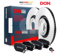 Set Discos Y Pastillas de Freno Trasero DON para Nissan Qashqai Renault Kadjar