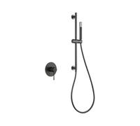 Set Ducha Empotrado Mosú Black Gun Metal Imex