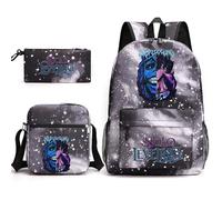 Set escolar para niños con diseño de anime - Mochila Solo Leveling, bolsa de almuerzo y estuche, ligero y ergonómico, Stlye-37, 16Inch