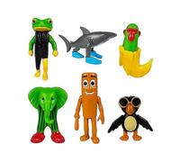 (Set F 6Pcs) Tung Tung Tung Sahur Toy Figures Trallalero Trallalla Doll Model