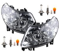 Set Faros Apto para Fiat Ducato 250 11-14 Izquierda y Derecha + Bombillas