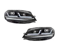 Set Faros LED OSRAM LEDriving Negro Para Golf GTI 7.5 +200% Más Brillante
