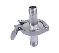 Set Ferrule Fitting +Clamp+Gasket 1/2" NPT Male -1.5" Tri Clamp 304 Stainless