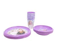 SET FIESTA 20 PCS (PLATO, CUENCO, VASO) FROZEN