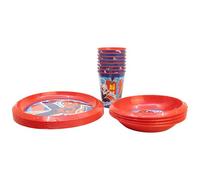 SET FIESTA 20 PCS (PLATO, CUENCO, VASO) SPIDERMAN