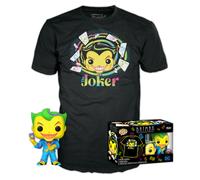 Set figura pop & tee dc comics batman joker exclusive