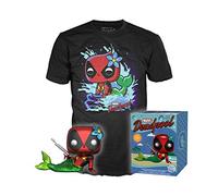 Set Figura Pop & tee Marvel Deadpool Mermaid Exclusive Talla L