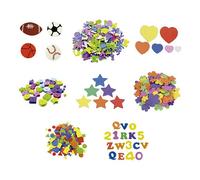 Set Figuras Adhesivas Goma Eva 3D Smile Transparente Fixo Kids