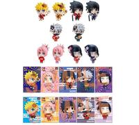 Megahouse banpresto figuras de accion petit chara land naruto 10th ann