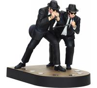 Set Figuras Jake Y Elwood Cantando Blues Brothers Diorama Con Luz 18 cms
