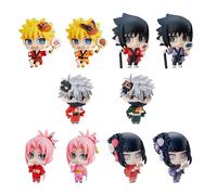 Set figuras megahouse naruto shippuden petit chara land 10th anniversary