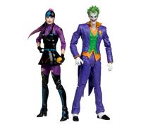 Set Figuras The Joker & Punchline DC Multiverse Articuladas 18 cms