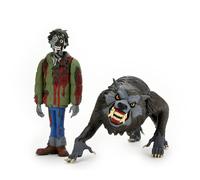 Set Figuras TOONY Terrors Jacks Y Kessler Wolf UN Lobo Americano EN Londres 15CM