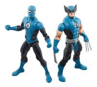 Set Figuras Wolverine & Spider-man Fantastic Four Marvel Legends Los Cuatro Fantásticos Articuladas 15 Cms