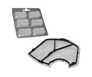 Set - Filtro de Motor + 6 Ambientadores para Vorwerk Kobold VK 140, 150, VK140, VK150