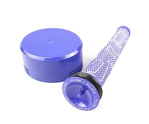 SET - Filtro pre motor (lavable) + Filtro post motor HEPA para Dyson V6, V7, V8 Animal, Animal +, Animal Extra, Animal Plus, Fluffy