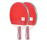 Set for 2 Jugadores, Placa Inferior de Madera 7 Capas, Raqueta Profesional for Juegos recreativos y Actividades Familiares / 5 Estrellas(B)