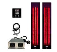 Set Frameless InfraROTmed MAX© - Radiador de calor profundo + control icon 2 touch, para sauna y cabina de infrarrojos, foco de espectro completo (2 x 750 W + controlador)