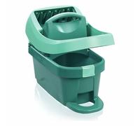 Leifheit Cubo con Ruedas para mopas Profi XL, Cubo escurridor con Prensa-mopas