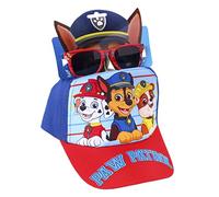 Set Gafas de Sol y Gorra La Patrulla Canina - Talla de 2 a 5 Años - Protección UV 400 y Filtro de Categoría 3 - Gorra Infantil con Velcro Ajustable - Producto Original Diseñado en España