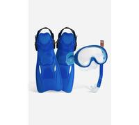 SET GAFAS TUBO Y ALETAS DE BUCEO PVC