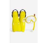 SET GAFAS TUBO Y ALETAS DE BUCEO PVC