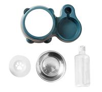 Set Gamelles Pour Animaux - Double Bol Distributeur | Gamelles Inclinées Eau et Nourriture | Pour Chats, Chiens et Petits À Moyens Animaux | Accesorio Pratique Maison Facile Nettoyage et Alimentation