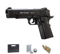 Set Gamo Red Alert RD 1911 - Pistola de Aire comprimido + maletín y Accesorios. Arma de CO2 de balines (perdigones BB's de Acero) Cal 4.5mm <3,5J